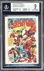 1991 Marvel Comics 1st Covers SECRET WARS Spider-Man Wolverine BGS 9 Mint Pop 2 | eBay