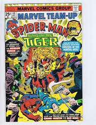 Marvel Team-Up #40 Marvel 1975 Spider-Man & Sons of the Tiger, Human Torch | eBay