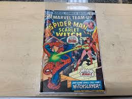 Marvel Comics Group Team up w/ Spiderman and The Scarlet Witch Jan 41 | eBay