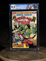MARVEL TEAM-UP #7 CGC 9.2 March 1973 Spider-Man The Mighty Thor Comics | eBay