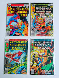 Lot (35) Marvel Team-Up Spider-Man Comics- MID & LOWER GRADE | eBay