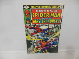 marvel comic MARVEL TEAM-UP #84 SPIDER-MAN AND MASTER OF ...