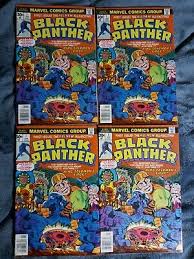 Black Panther #1 LOT OF 4 COPIES. Marvel, 1977. Jack Kirby ...
