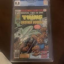 Marvel Two-In-One The Thing Brother Voodoo #41 9.8 White Pages cgc graded mint | eBay UK