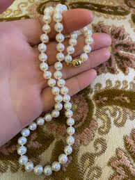 14k 6.5 mm Freshwater pearls 18inch | Frances Fitz-Gerald