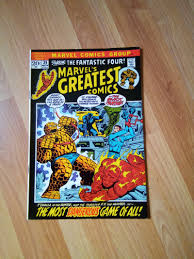 53 YRS OLD MARVEL COMIC FANTASTIC 4 FEATURES BLACK PANTHER ...