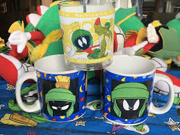 Two Vintage Marvin The Martian Coffee Mugs And Cup 1990's | eBay