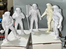 MARX Vintage Toys Lot of 6 Inch Astronaut's 5 Figures GREAT CONDITION!!!! | eBay