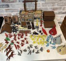VTG 1950's Marx Fort Apache Stockade Series 5000 #3675 Play ...