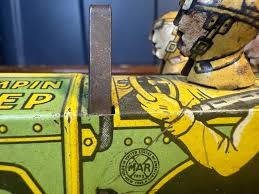 1940s Louis Marx & Co. Lithographed Tin "jumpin' Jeep ...