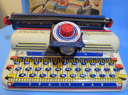Vintage Marx Junior Dial Typewriter Toy Tin Metal 1950's | eBay