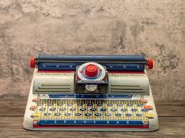 Vintage Louis Marx Typewriter Toy Collectable - Etsy