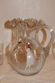 Bohemian Mary Gregory 6 Pc Pitcher & Tumblers W/3 Girls & 2 ...