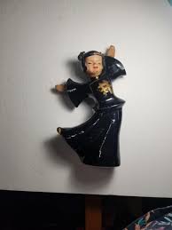 Vtg 1955 Kreiss Asian Oriental Girl Ceramic Figurines MCM 9 ...