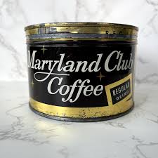 Rare Vntg. 1950's Maryland Club Coffee Can, Duncan Foods Co. Houston TX, w Lid | eBay