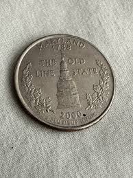 2000 D -Maryland State Quarter -1788 THE OLD LINE STATE ...
