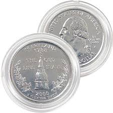 2000 Maryland Platinum Quarter - Philadelphia Mint