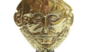 Agamemnon Burial Bronze Mask , Greek Bronze Sculpture ...