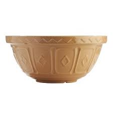 MASON CASH 175oz Earthenware Cane Mixing Bowl: Large Tan ...