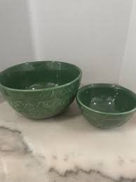 Set of 2 The Main Ingredient Mixing Pottery Bowls | eBay