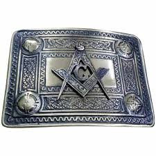 Men Highland Masonic Kilt Belt Buckle