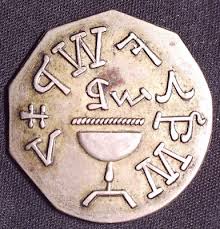 Hollywood Chapter No 120 Masonic Shekel Penny Token Los ...