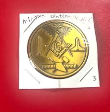 ARLINGTON CENTENNIAL GLEBE LODGE NO. 81 MASONIC TOKEN | eBay