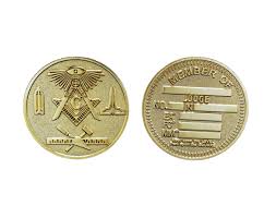 Blue Lodge Freemason Masonic Gold Coin | eBay