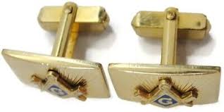 Signed Anson Masonic 1/20 12Kt Yellow Gold Filled Cufflinks Rectangle | eBay