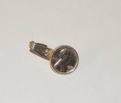 Men's Vintage 1962 US Penny tie clip clasp tack | eBay
