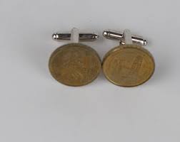 Coin Cufflinks - France and Austria, 10 Cent Euro Coin ...
