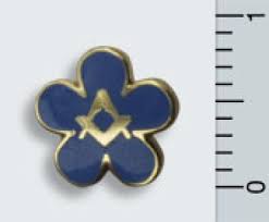 Pin Vergissmeinnicht, - Freemasons Shop