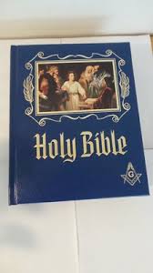 1971 MASONIC HOLY BIBLE "MASTER REFERENCE" RED LETTER ...