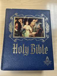 Freemason Holy Bible Master Reference Edition Red Letter ...