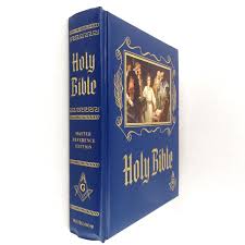 Vintage Free Mason's Holy Bible Master Reference Edition Red ...