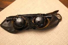 Antique 1800s Cinder Goggles Safety Glasses for Railroad Air Ship Crew, Engineers, Steampunk, Leather Mask & Strap, 2 Flip up Tin Eye Covers - Etsy
