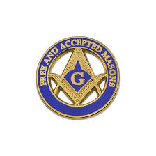 Free & Accepted Masons Masonic Lapel Pin - [Blue & Gold][1 ...