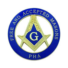 Ancient Free and Accepted Masons G Compass Masonic Car Emblem