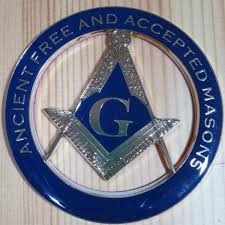 Master Mason Blue Lodge Car Emblem - ANCIENT FREE AND ...