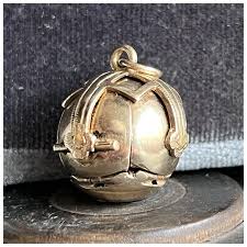 Antique Victorian Gold Masonic Ball Pendant c. 1900. For ...
