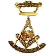 Mystical Masonic Gold Enamel Texas Lapel Pin Pendant c. 1924 ...