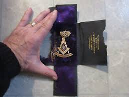 Antique 1923 Masonic 14K Gold Pin Heavy Engraved Bradford Lodge Petersburg Va. | eBay