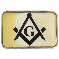 Classic Gold and Black Compass and Square Freemason Belt ...