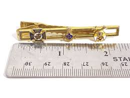 VINTAGE Masonic Knights Templar "IN HOC SIGNO VINCES" Tie Clip gold tone | eBay