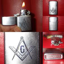 60'SフリーメイソンオイルライタービンテージUSA雑貨ZIPPO型