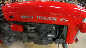 1961 Massey Ferguson 65 Mk2 3.3 Litre 4-Cyl Diesel Tractor ...