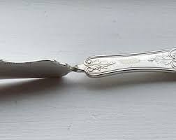 Antique Roger Bros Silver 1848 OLIVE Twisted Handle Master Butter Knife 7 5/8" - Etsy UK