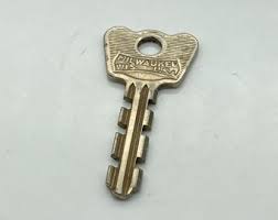 Vintage Master Lock Key, Smaller Silver Tone - Etsy