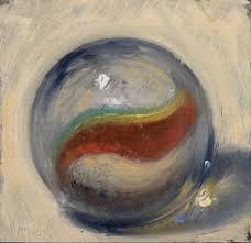 “Cats Eye Marble” NOAH VERRIER Still life oil painting ...