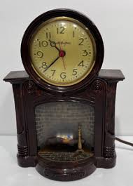 Mastercrafters Fireplace Clock | eBay
